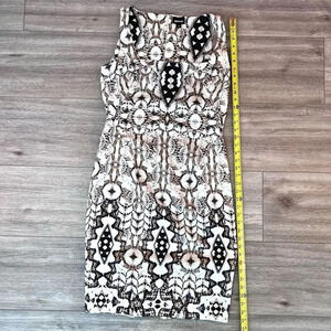 Just Cavalli Womens Multicolor Square Neck Sleeveless Apache Shift Dress Size 46
